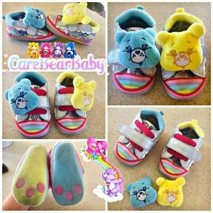Carebear baby shoes